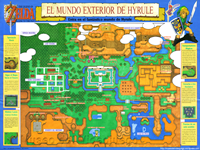 Mapa Zelda link to the past
